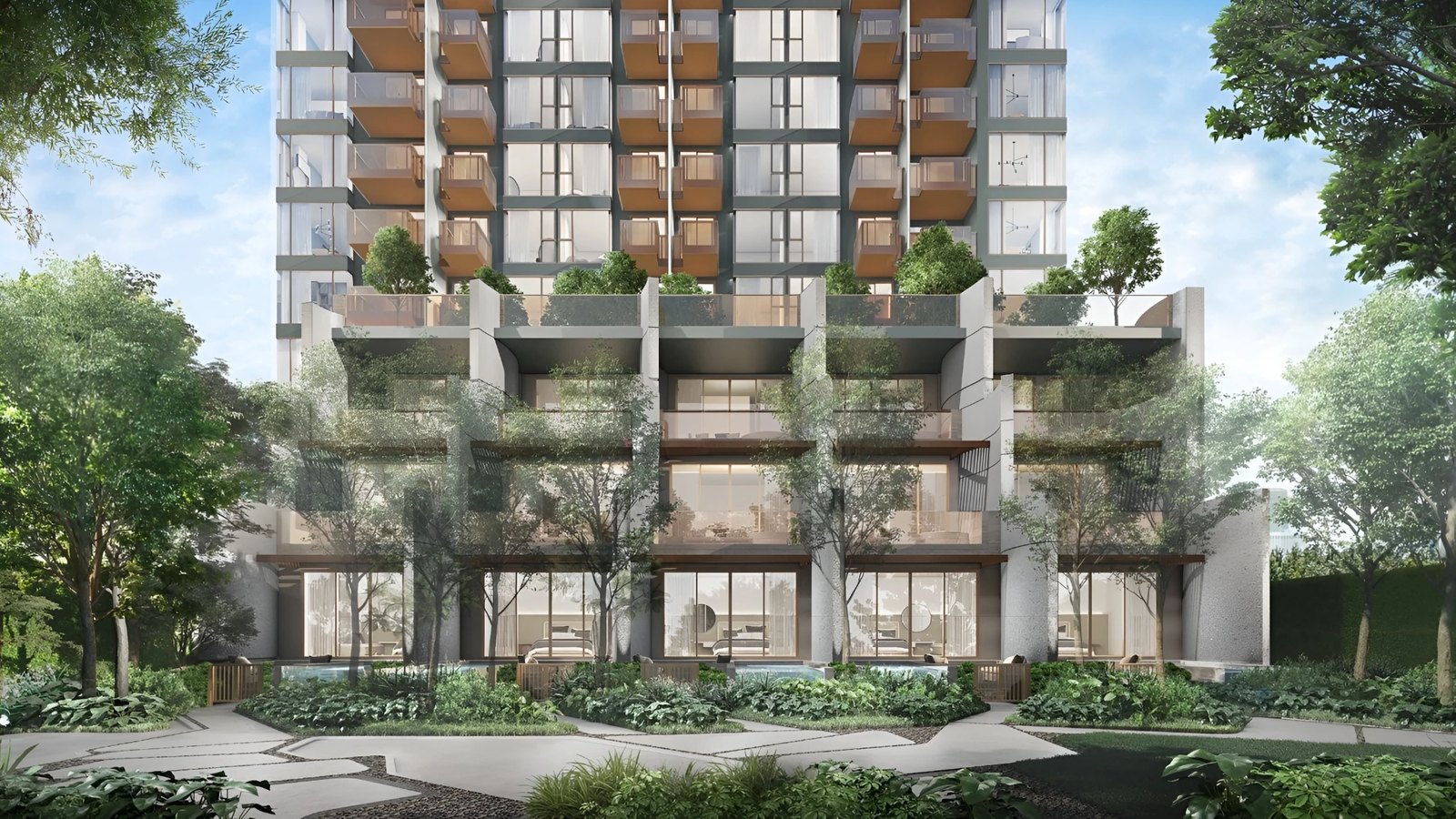 Arom Jomtien — ground-level residence with private pool